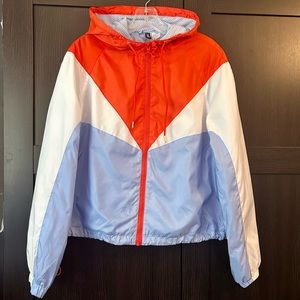 NWT H&M Retro-style Tennis Windbreaker Jacket